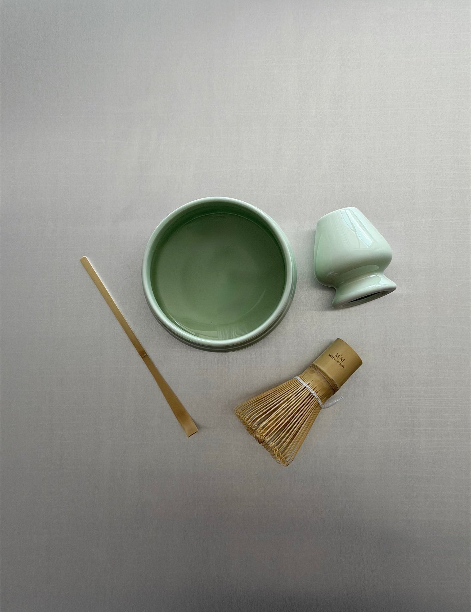 The Ritual Set (Mint Green) | Ceremonial Grade A Matcha från Japan – Monday Matcha