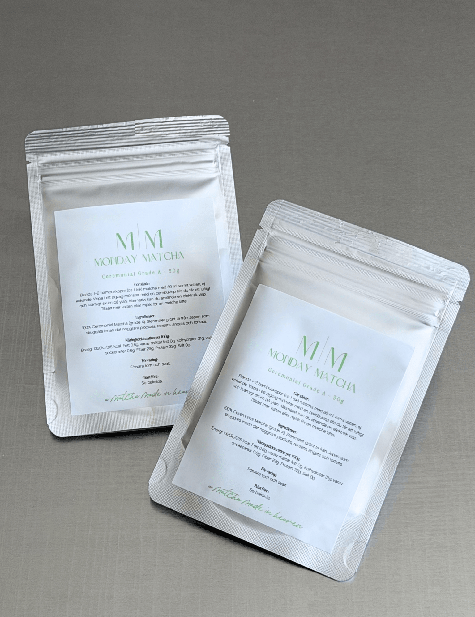 Ceremonial Matcha (2x 30g) | Ceremonial Grade A Matcha från Japan – Monday Matcha