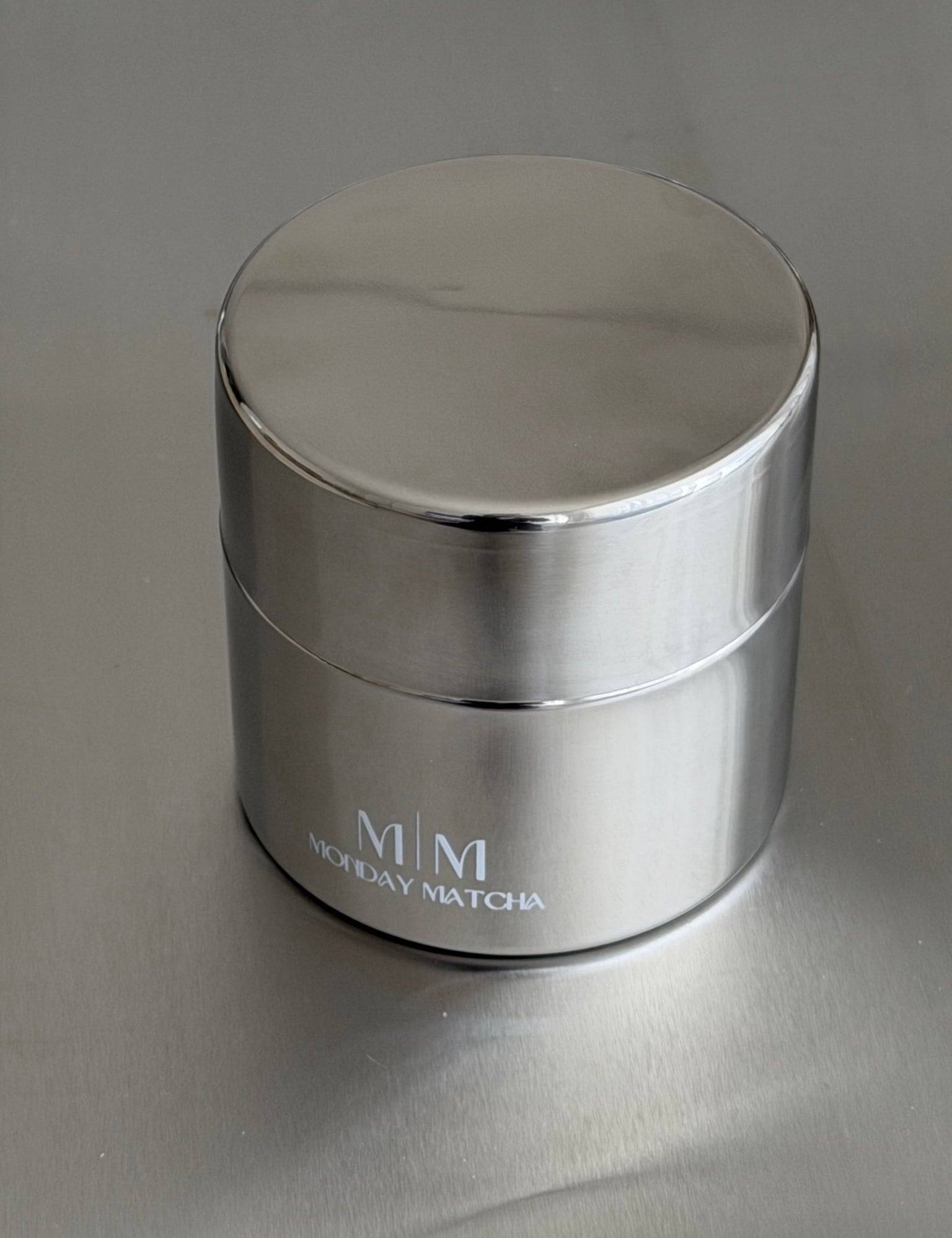 Matcha Canister - Stainless Steel | Ceremonial Grade A Matcha från Japan – Monday Matcha
