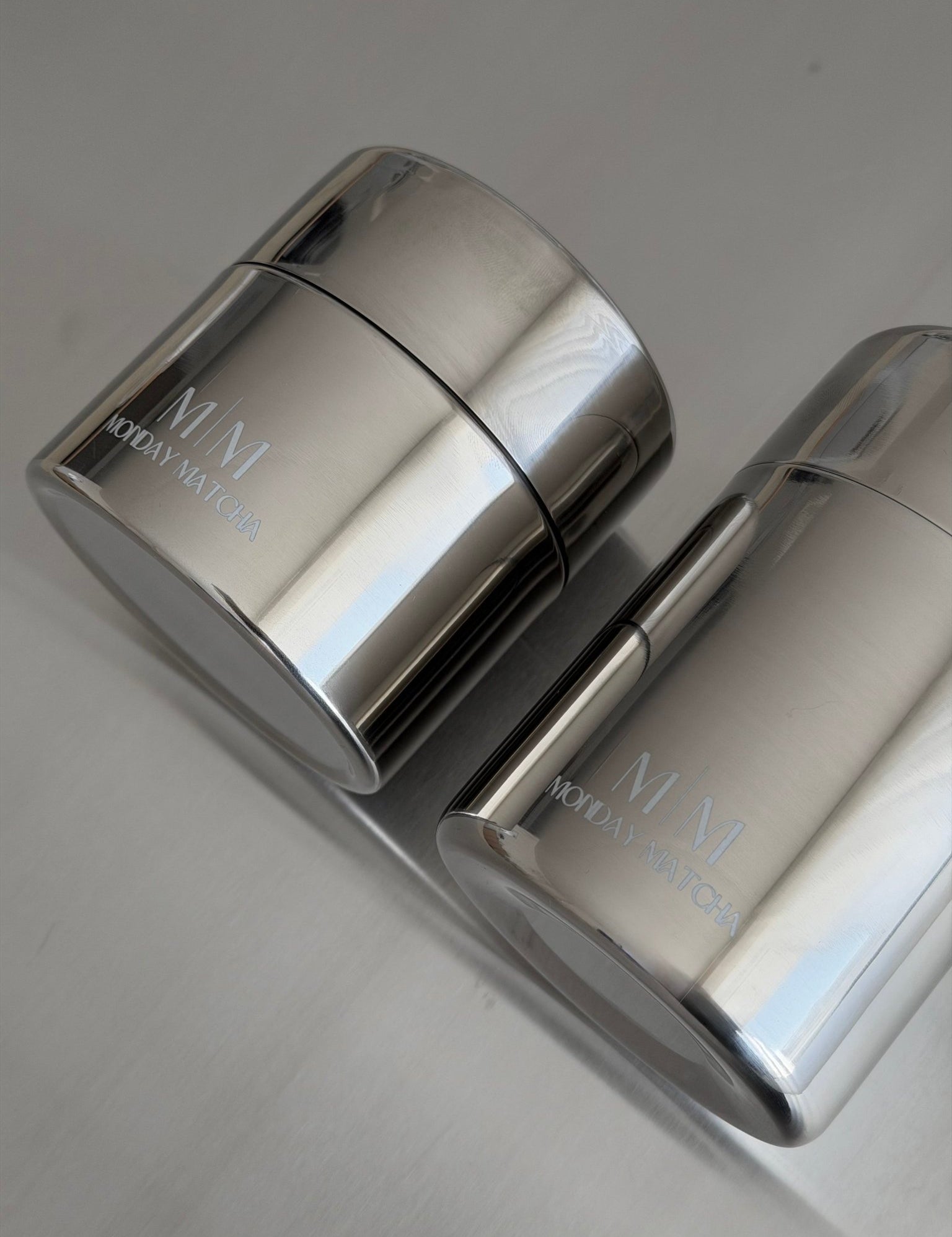 Matcha Canister - Stainless Steel | Ceremonial Grade A Matcha från Japan – Monday Matcha